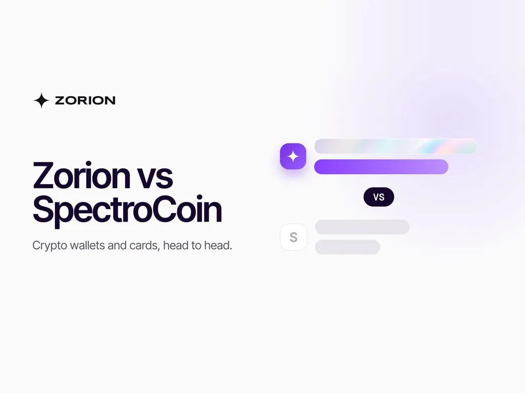 Zorion vs SpectroCoin: A Euro Card for Dollar Bills?